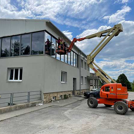 Ukážka montáže protislnečnej fólie