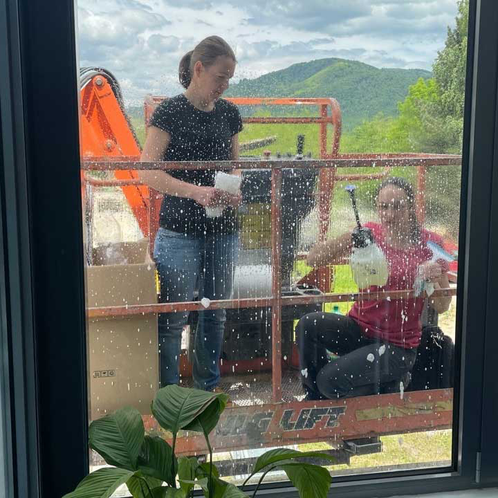 Ukážka montáže protislnečnej fólie