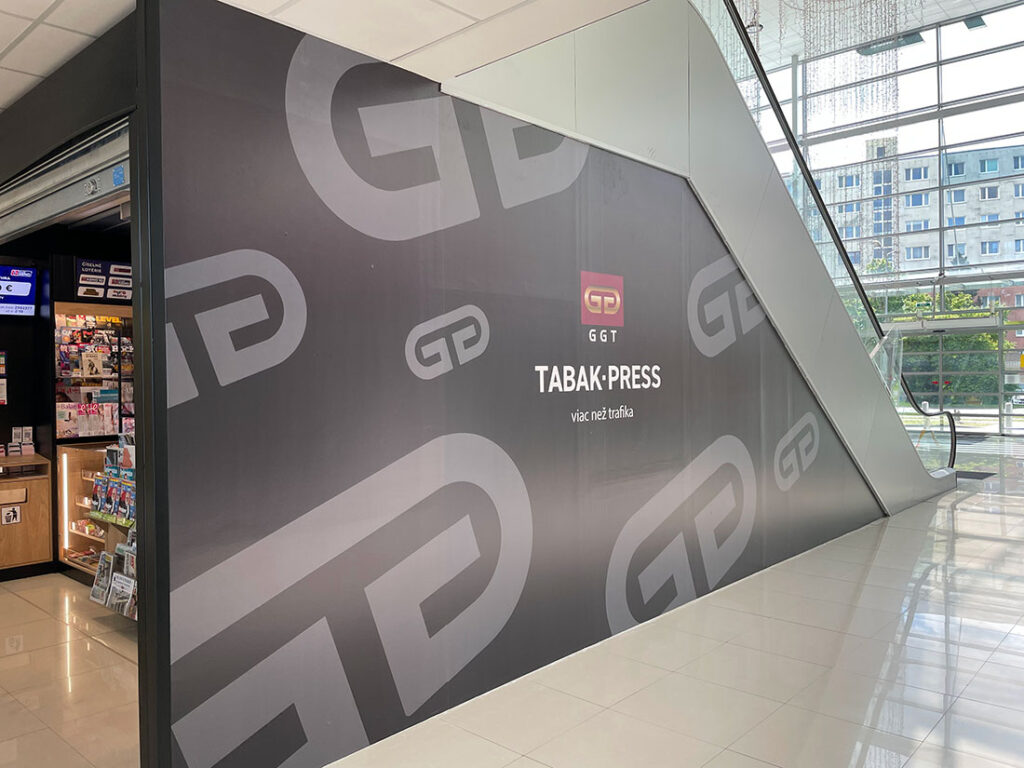 Veľkoformátová tlač v interiéry