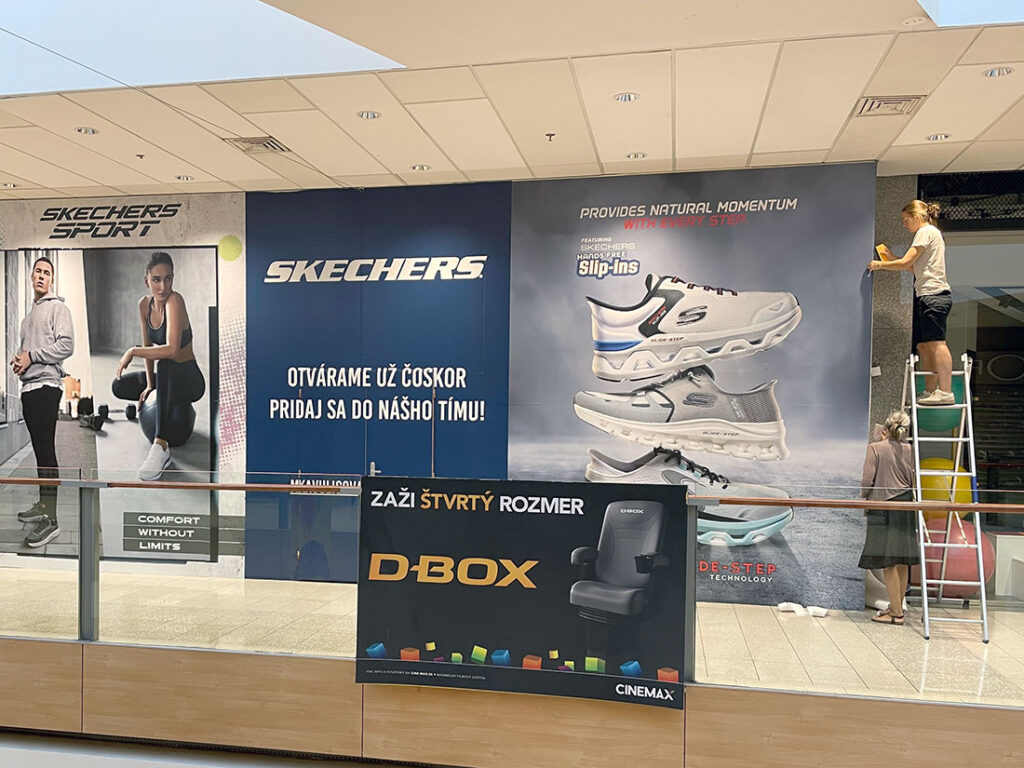 Ukážka reklamného polepu