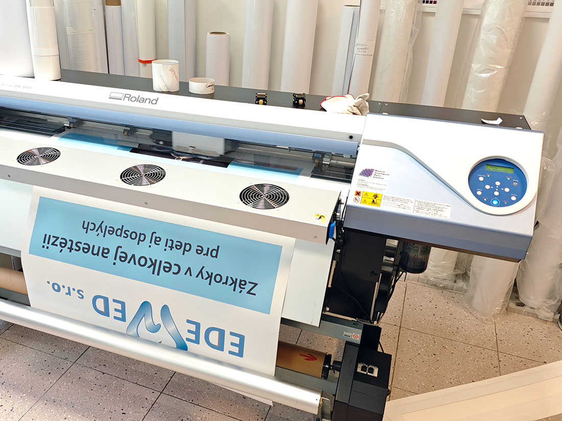 Veľkoformátová tlač ukážka