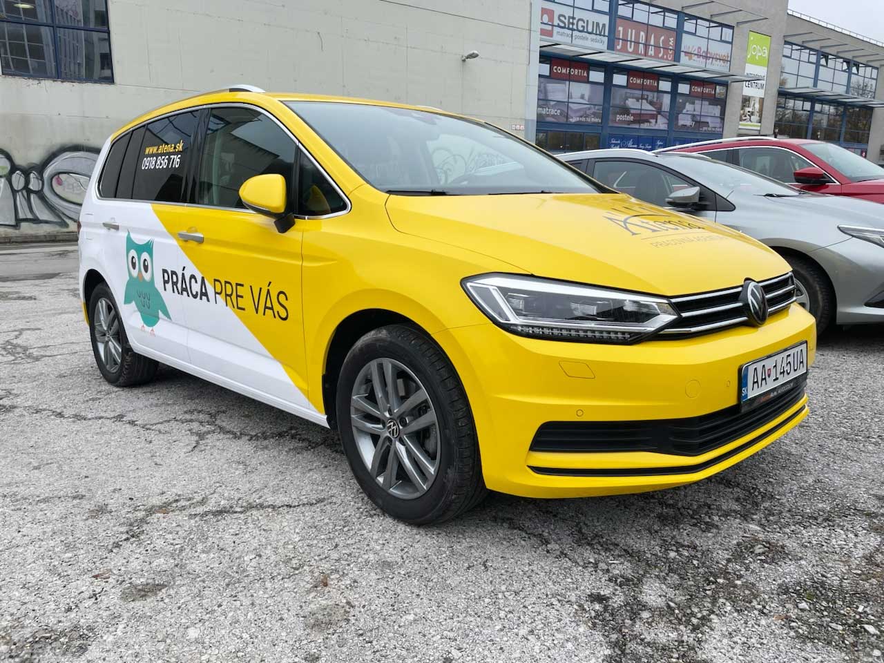 Dokončený celopolep