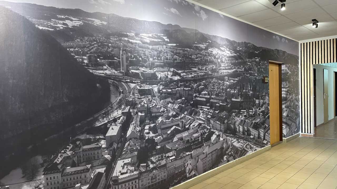 Ukážka fototapety na stenu v kancelárii