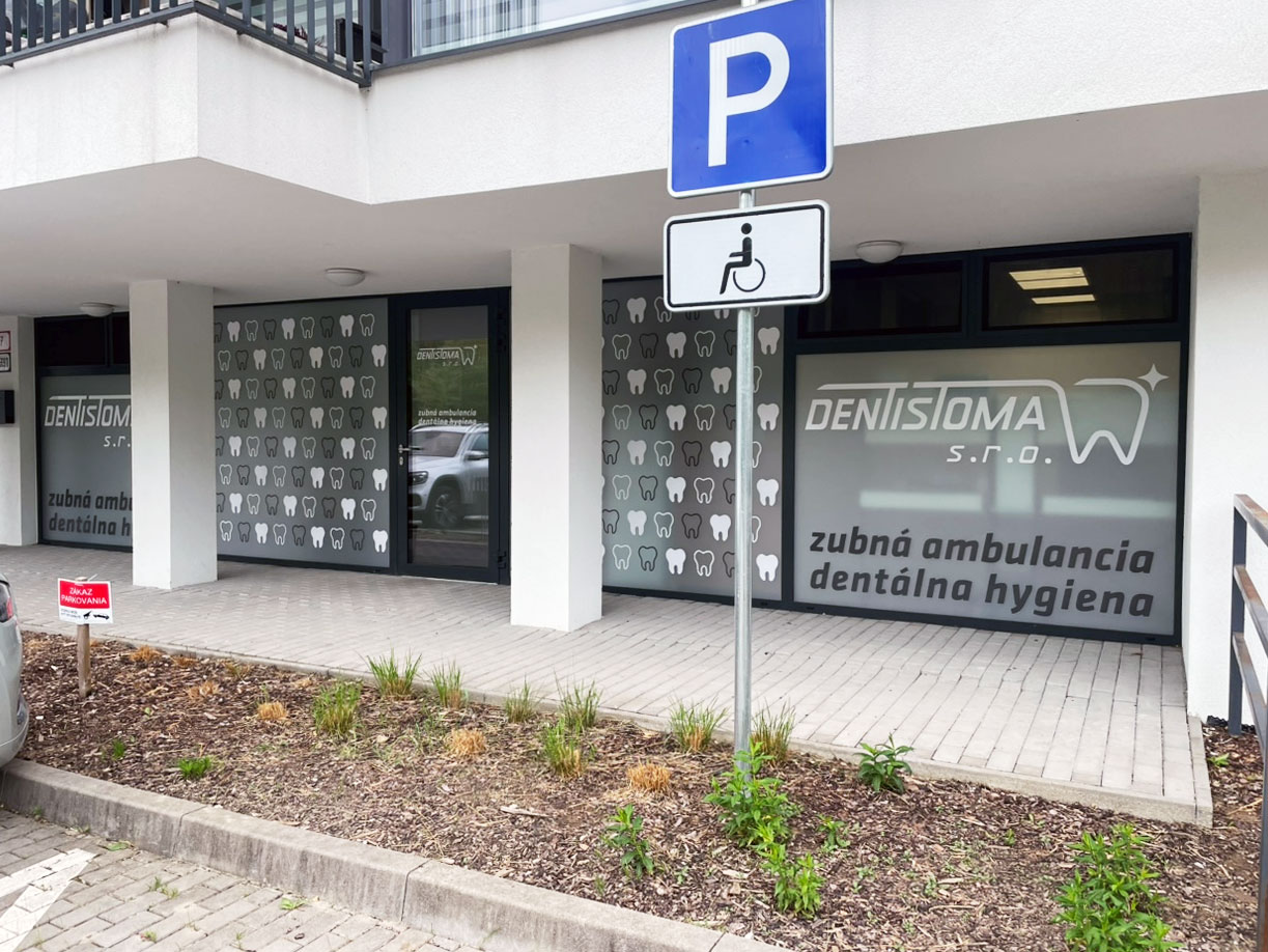 Mliečna fólia pre zubnú ambulanciu