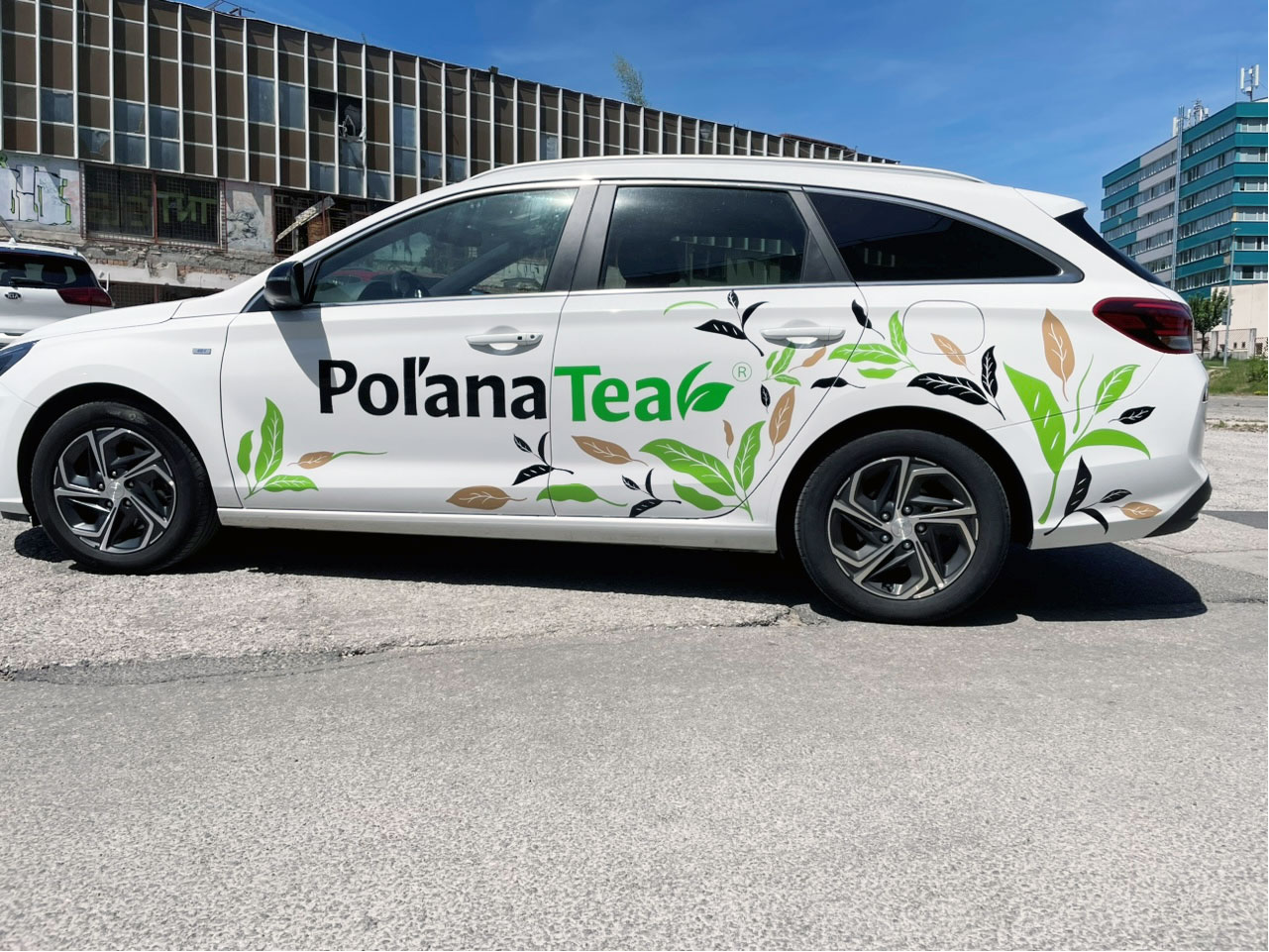 Ukážka reklamného polepu vozidla
